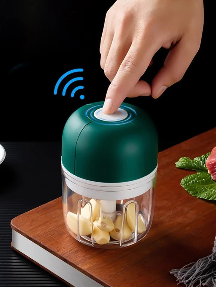 Mini Processador Elétrico de Alimentos Portátil