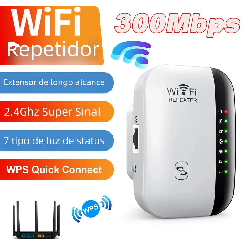 Repetidor WiFi Sem Fio para PC